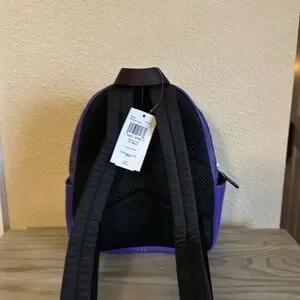 Coach | Bags | Coach Purple Mini Court Backpack In Signature  display picture 1